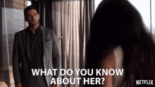 What Do You Know About Her Lucifer Morningstar GIF - What Do You Know About Her Lucifer Morningstar Tom Ellis GIFs