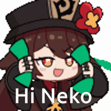 Hi Neko GIF - Hi Neko GIFs