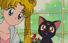 Sailor Moon Artemis Es Artemis Y Yo Soy Yo GIF - Sailor Moon Artemis Es Artemis Y Yo Soy Yo Luna Sailor Moon GIFs