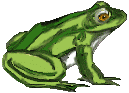 Frog Green Sticker