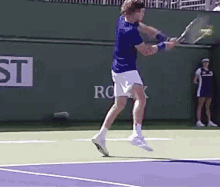 Andrey Rublev Backhand GIF - Andrey Rublev Backhand Fail GIFs