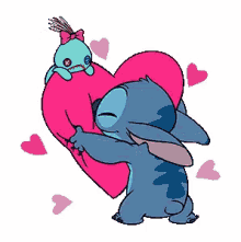 lilo and stitch scrump cuddle love in love
