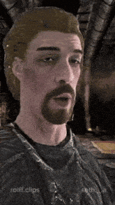 a video of a man with a beard is titled rolff clips