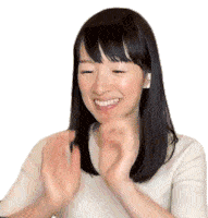 Smiling Marie Kondo Sticker - Smiling Marie Kondo Good Housekeeping Stickers