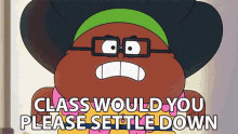 Would You Please Settle Down Teacher GIF - Would You Please Settle Down Teacher Class GIFs