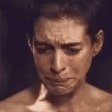 Crying Hysterical GIF - Crying Hysterical Anne Hathaway GIFs