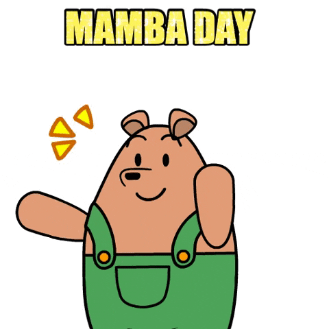 Cartoon Kobe Mamba Day GIF