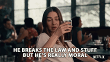 He Breaks The Law And Stuff But Hes Really Moral GIF - He Breaks The Law And Stuff But Hes Really Moral Moral GIFs