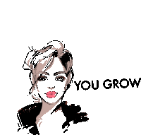 Hair Gain Girl Sticker - Hair Gain Girl You Grow Girl Stickers