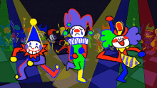 Clowns Dancing Silly Carnie Yay GIF - Clowns Dancing Silly Carnie Yay Clowns Dancing GIFs