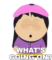 Whats Going On Wendy Testaburger Sticker - Whats Going On Wendy Testaburger South Park Stickers