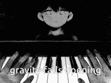 Gravity Falls Omori GIF - Gravity Falls Omori Piano GIFs
