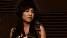 Glee Santana Lopez GIF - Glee Santana Lopez Shrug GIFs