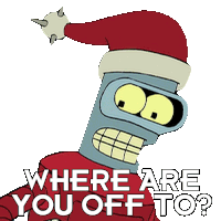 Where Are You Off To Bender Sticker