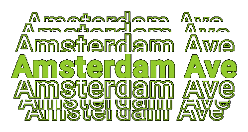 Amsterdam Ave Sticker - Amsterdam Ave Stickers