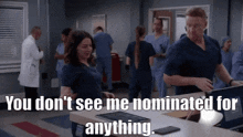 Greys Anatomy Amelia Shepherd GIF - Greys Anatomy Amelia Shepherd You Dont See Me Nominated For Anything GIFs