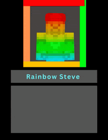 Rainbow Steve The Steve Saga GIF - Rainbow Steve The Steve Saga Rainbow Quest GIFs
