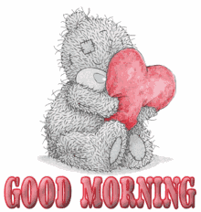 goodmorning hug love teddy bear