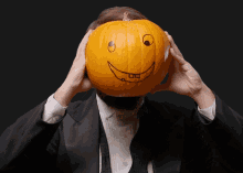 Pumpkin H Head Funny GIF - Pumpkin H Head Funny Vicces GIFs