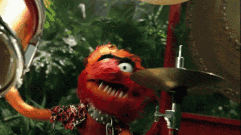 Гра на барабанах GIF - The Muppets Animal DrumГра на барабанах GIF - The Muppets Animal Drum  