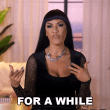 For A While Vanessa Rider GIF - For A While Vanessa Rider Basketball Wives GIFs