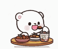 Yummy Bear GIF - Yummy Bear Happy GIFs