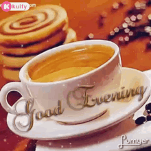 Good Evening Wishes GIF