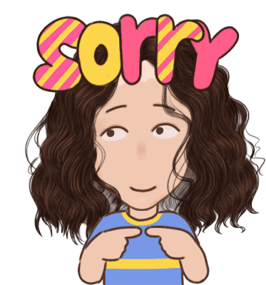 ขอโทษ เสียใจ Sticker - ขอโทษ เสียใจ Sorry Stickers