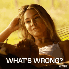 Whats Wrong Sarah Cameron GIF - Whats Wrong Sarah Cameron Outer Banks GIFs