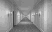 hallway hotel optical illusion infinite loop