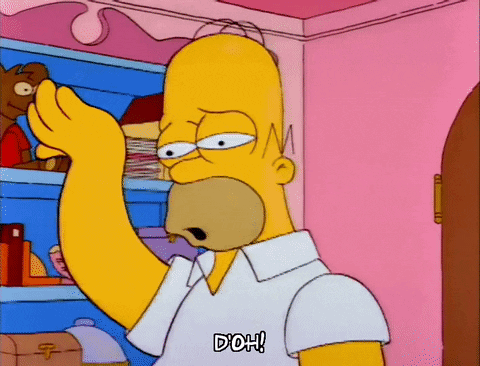 Doh Homer Simpson GIF - Doh Homer simpson Facepalm - Descobrir e ...