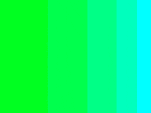 a green and blue striped background with a gradient of green to blue