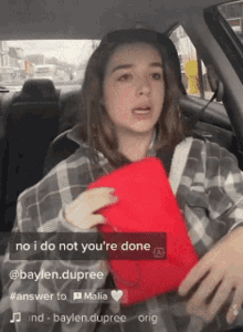 Baylen Dupree Youre Done GIF - Baylen Dupree Youre Done Up Top Girl Scout GIFs