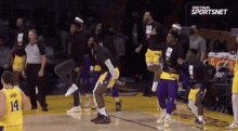 Lakers Win Andre Drummond GIF - Lakers Win Andre Drummond Lakers Bench GIFs