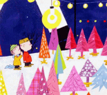 A Charlie Brown Christmas - Trees GIF