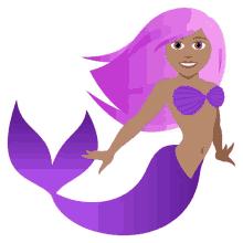 happy mermaid