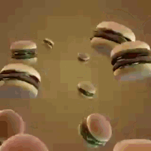 Flying Cheeseburger GIF