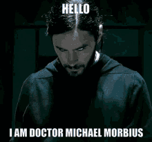 Morbius Hello GIF - Morbius Hello Doctor Michael GIFs