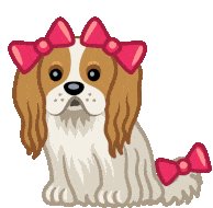Puppy Pink Sticker - Puppy Pink Bow Stickers