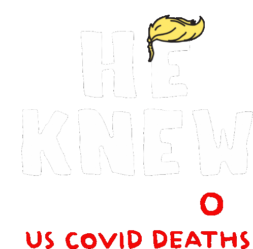 Trump Knew Trump Covid Sticker - Trump Knew Trump Covid Covid19 Stickers