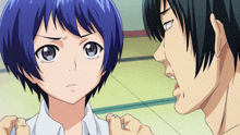 a man and a girl are standing next to each other