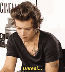Harry Styles Unreal GIF - Harry Styles Unreal 1d GIFs