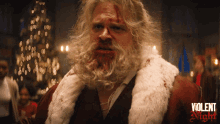 Bloodied Face Santa Claus GIF