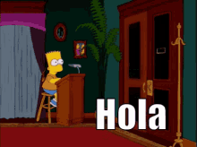 Hola Adiós 360 Incómodo Simpsons GIF - The Simpsons Bart Simpsons Hi GIFs