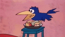 Staflík A špagetka Crow GIF - Staflík A špagetka Crow Fruit GIFs