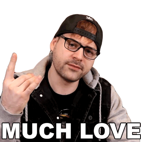 Much Love Jared Dines Sticker - Much Love Jared Dines Lots Of Love Stickers
