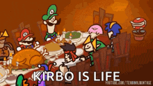 Kirbo Something About Kirbo GIF - Kirbo Something About Kirbo Christmas GIFs