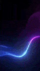 a blue and gold striped background with a glowing wave in the middle