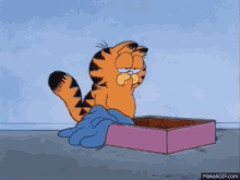 Garfield Sleepy GIF - Garfield Sleepy Tired GIFs