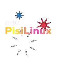 a drawing of a star with the words gnu pisilinux